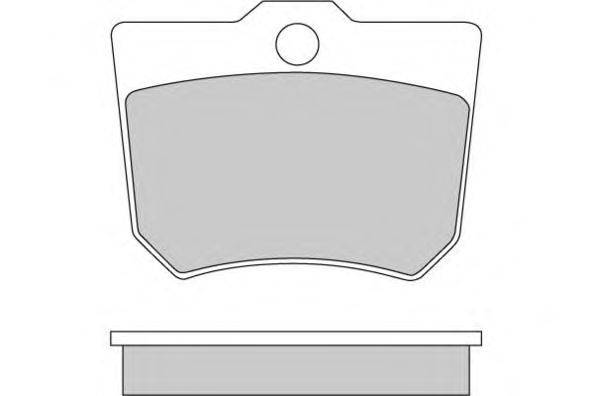 Комплект тормозных колодок, дисковый тормоз E.T.F. 29625