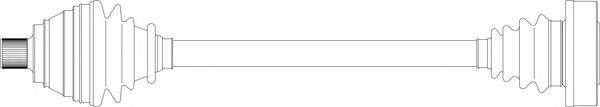 Приводной вал GENERAL RICAMBI AU3310