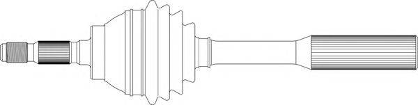 Приводной вал GENERAL RICAMBI CI3007