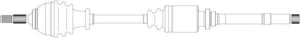 Приводной вал GENERAL RICAMBI CI3240