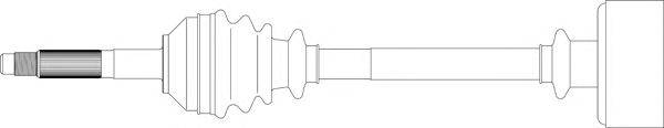 Приводной вал GENERAL RICAMBI FI3272