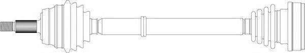 Приводной вал GENERAL RICAMBI WW3251