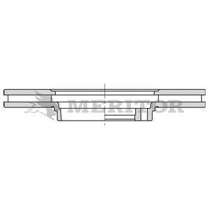 Тормозной диск MERITOR MBR6002