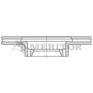 Тормозной диск MERITOR MBR6016