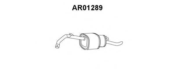Глушитель выхлопных газов конечный VENEPORTE AR01289