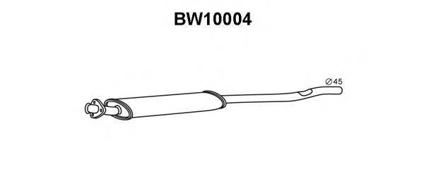 Предглушитель выхлопных газов VENEPORTE BW10004