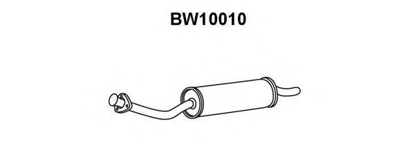 Глушитель выхлопных газов конечный VENEPORTE BW10010