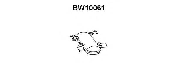 Глушитель выхлопных газов конечный VENEPORTE BW10061