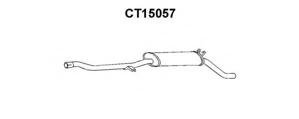 Глушитель выхлопных газов конечный VENEPORTE CT15057