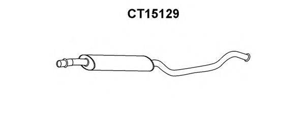 Средний глушитель выхлопных газов VENEPORTE CT15129