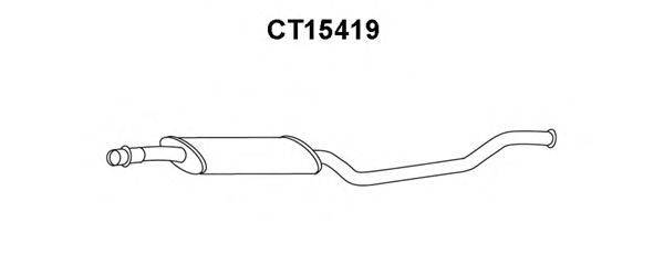 Средний глушитель выхлопных газов VENEPORTE CT15419