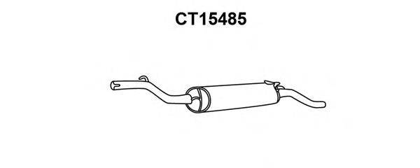 Глушитель выхлопных газов конечный VENEPORTE CT15485