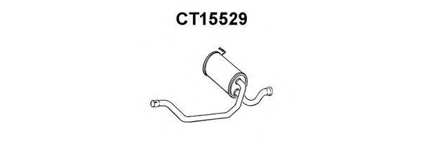Средний глушитель выхлопных газов VENEPORTE CT15529