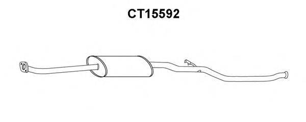 Средний глушитель выхлопных газов VENEPORTE CT15592