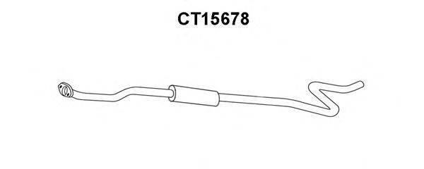 Труба выхлопного газа VENEPORTE CT15678