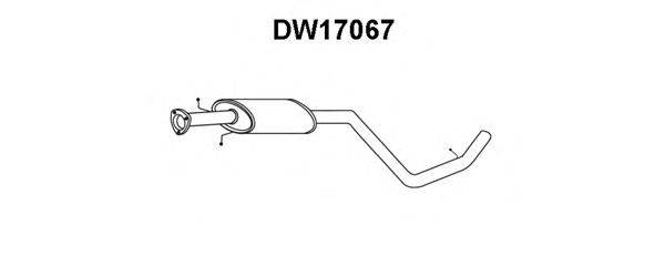 Предглушитель выхлопных газов VENEPORTE DW17067