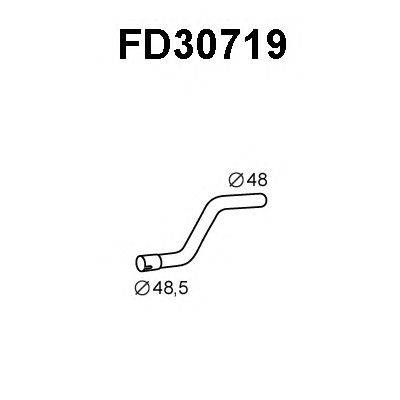 Труба выхлопного газа VENEPORTE FD30719