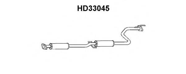 Средний глушитель выхлопных газов VENEPORTE HD33045