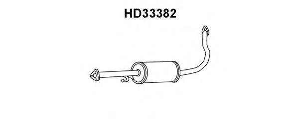 Средний глушитель выхлопных газов VENEPORTE HD33382
