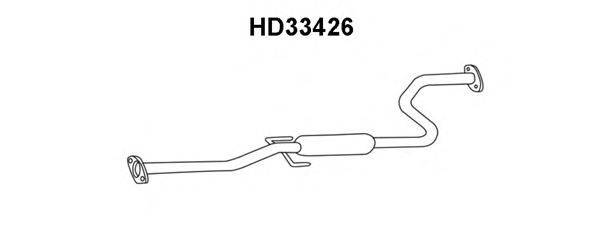 Предглушитель выхлопных газов VENEPORTE HD33426