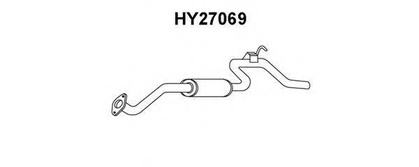 Глушитель выхлопных газов конечный VENEPORTE HY27069