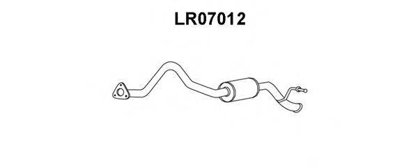 Глушитель выхлопных газов конечный VENEPORTE LR07012