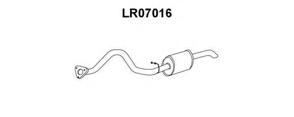 Глушитель выхлопных газов конечный VENEPORTE LR07016