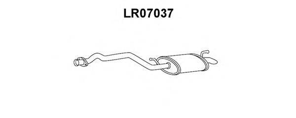 Глушитель выхлопных газов конечный VENEPORTE LR07037