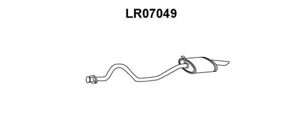 Глушитель выхлопных газов конечный VENEPORTE LR07049