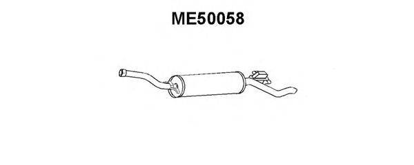 Глушитель выхлопных газов конечный VENEPORTE ME50058