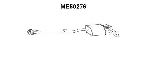 Глушитель выхлопных газов конечный VENEPORTE ME50276