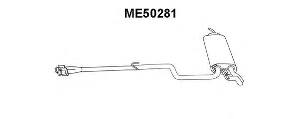 Глушитель выхлопных газов конечный VENEPORTE ME50281