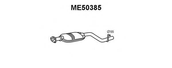 Предглушитель выхлопных газов VENEPORTE ME50385