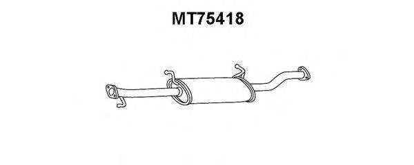 Предглушитель выхлопных газов VENEPORTE MT75418