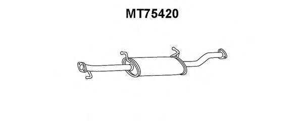 Предглушитель выхлопных газов VENEPORTE MT75420