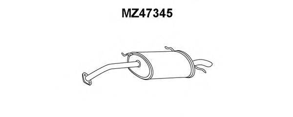 Глушитель выхлопных газов конечный VENEPORTE MZ47345