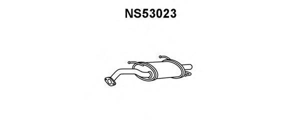 Глушитель выхлопных газов конечный VENEPORTE NS53023