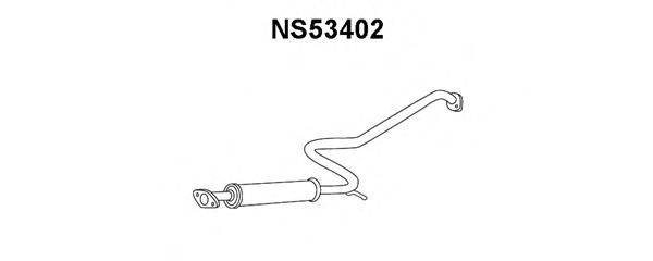 Предглушитель выхлопных газов VENEPORTE NS53402