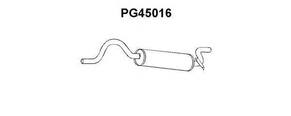 Глушитель выхлопных газов конечный BOSAL 283621