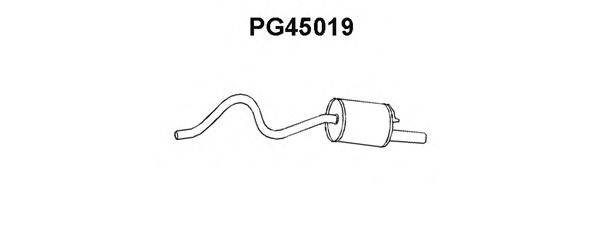 Глушитель выхлопных газов конечный VENEPORTE PG45019