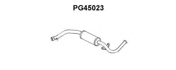Глушитель выхлопных газов конечный VENEPORTE PG45023