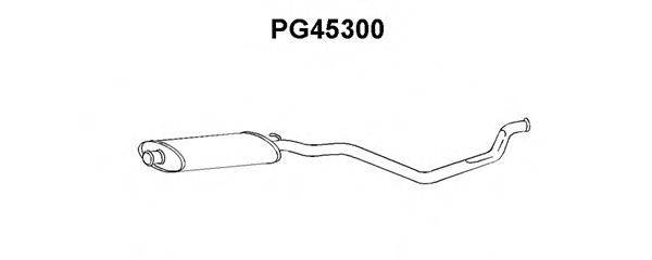Средний глушитель выхлопных газов VENEPORTE PG45300