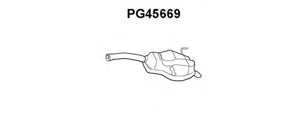 Глушитель выхлопных газов конечный VENEPORTE PG45669