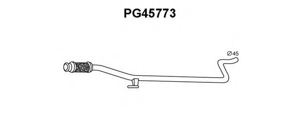 Труба выхлопного газа VENEPORTE PG45773