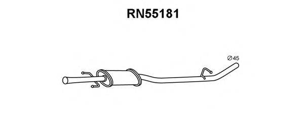 Предглушитель выхлопных газов VENEPORTE RN55181