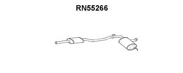 Средний глушитель выхлопных газов VENEPORTE RN55266