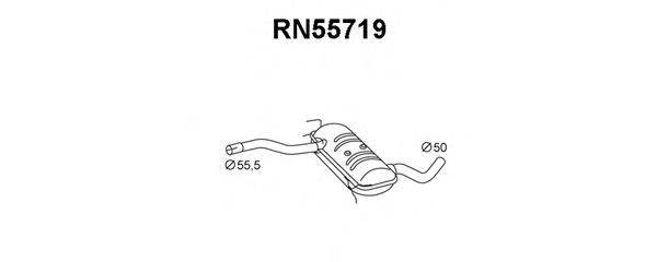 Предглушитель выхлопных газов VENEPORTE RN55719