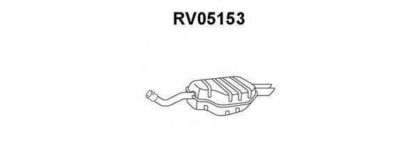 Глушитель выхлопных газов конечный VENEPORTE RV05153