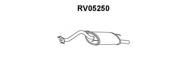 Глушитель выхлопных газов конечный VENEPORTE RV05250