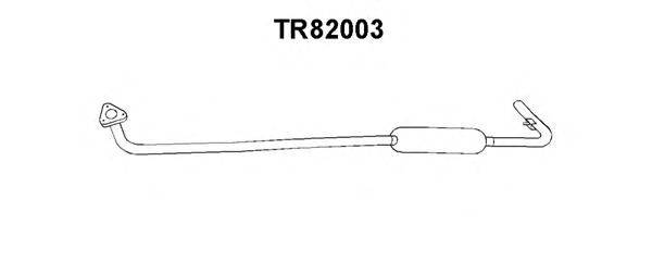 Предглушитель выхлопных газов VENEPORTE TR82003